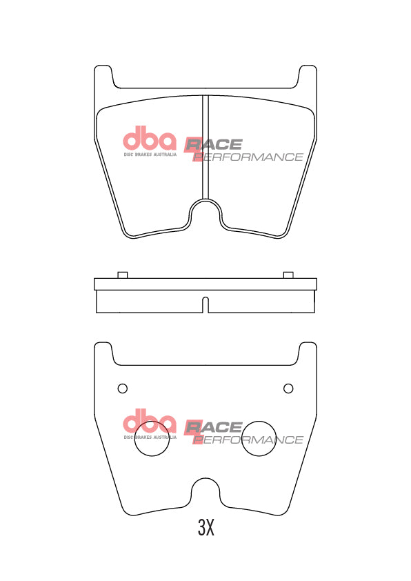 DB15005RP - DBA Racing Performance Brake Pads; Front