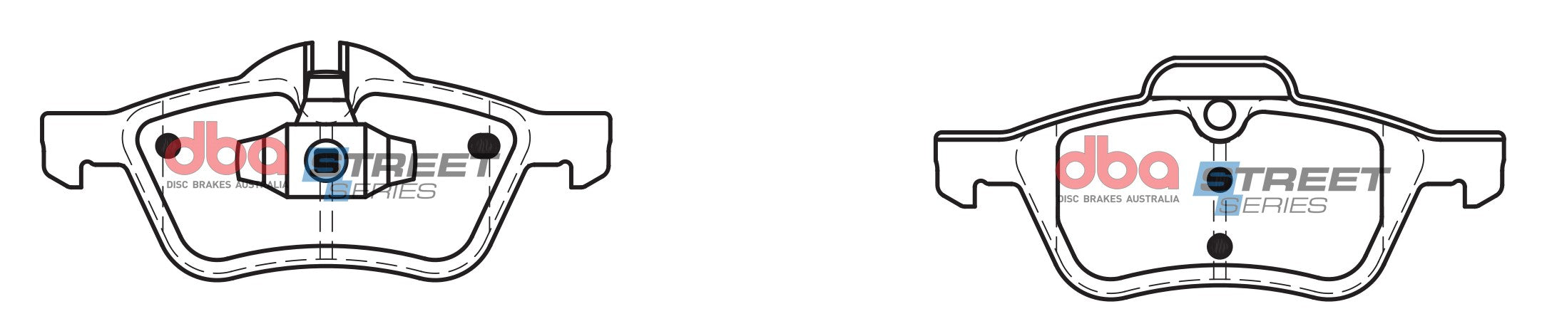 DB1500SS - DBA Street Series Brake Pads; Front