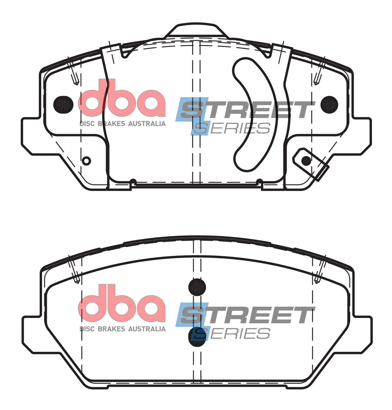 DB15012SS - DBA Street Series Brake Pads; Front