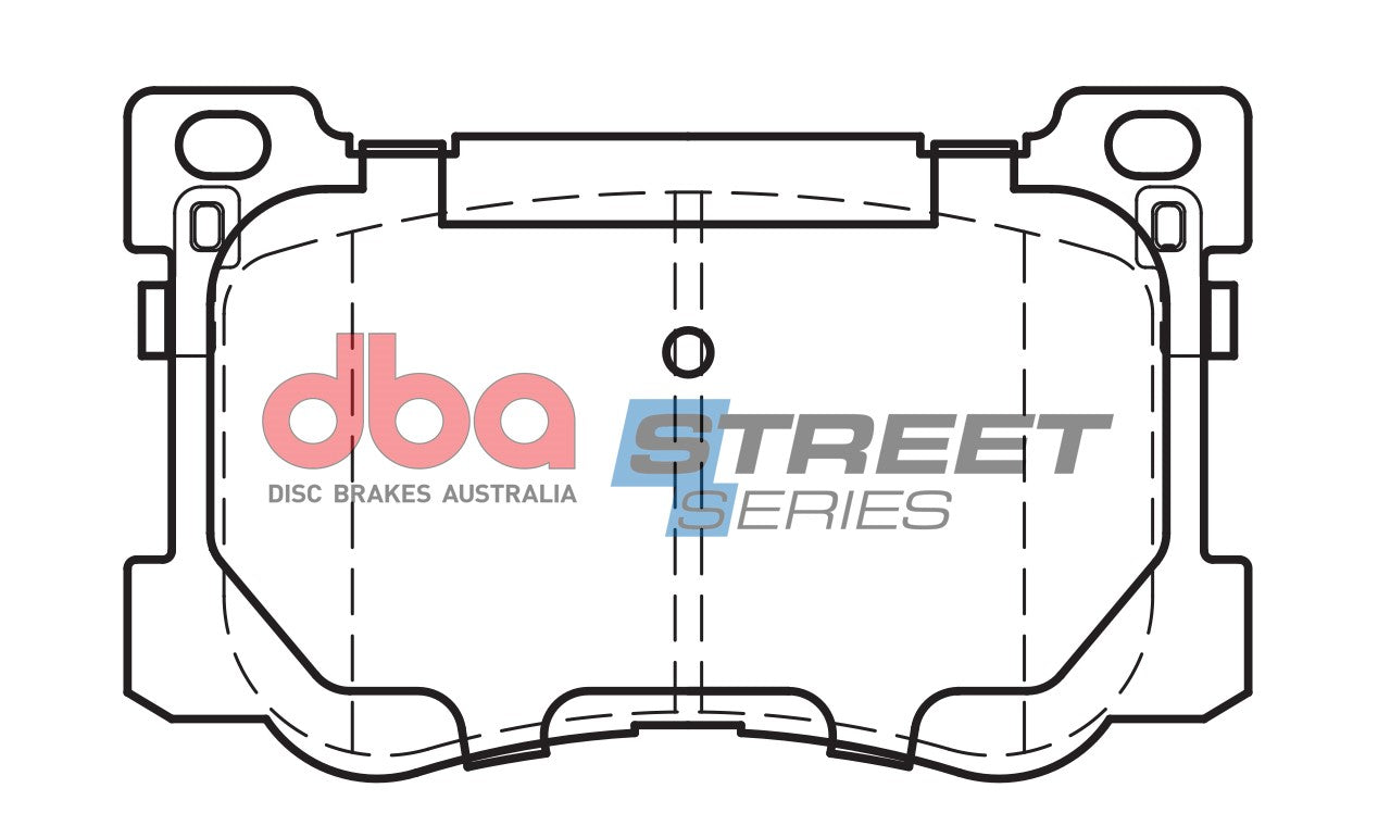 DB15021SS - DBA Street Series Brake Pads; Front