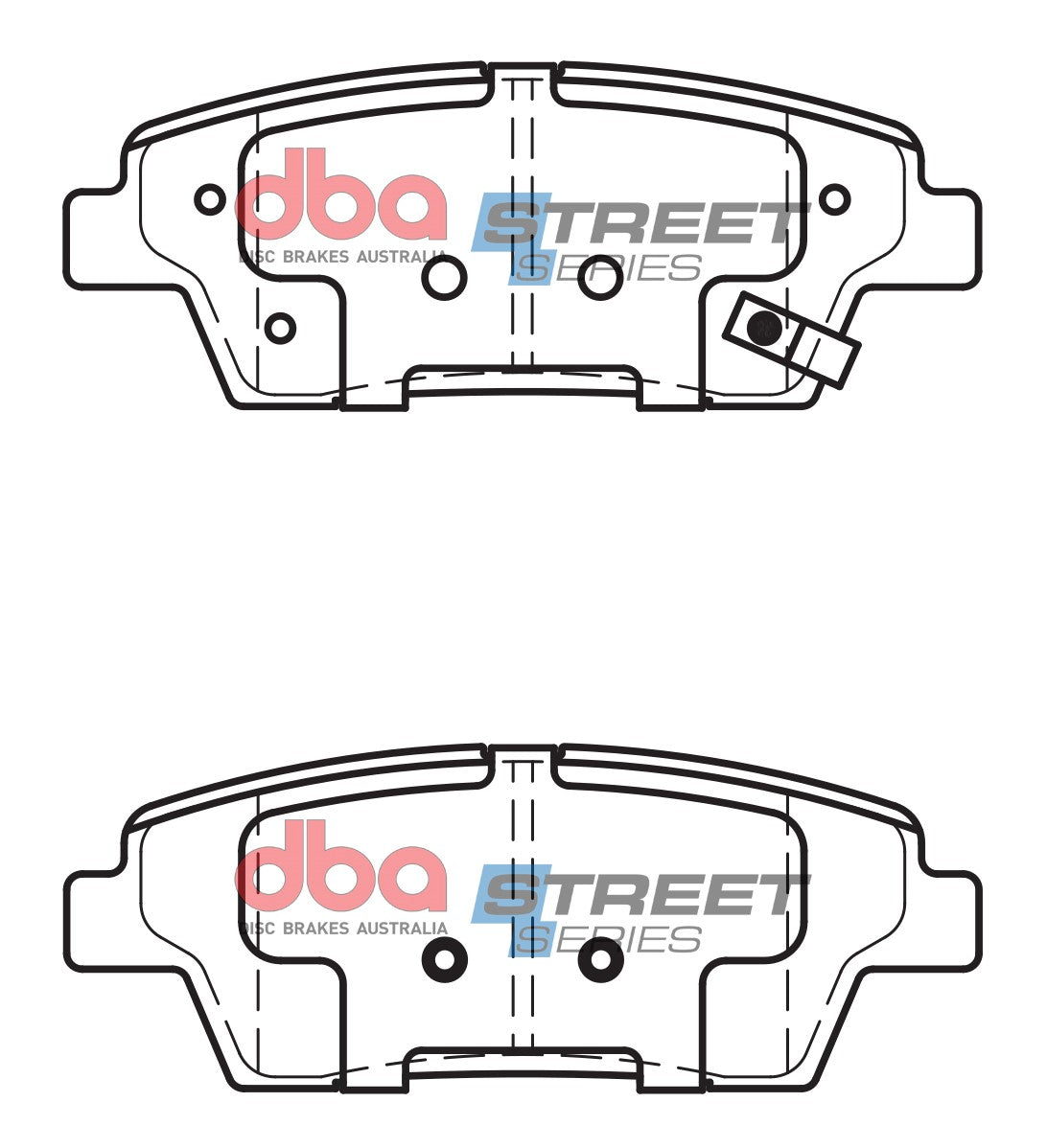 DB15022SS - DBA Street Series Brake Pads; Rear