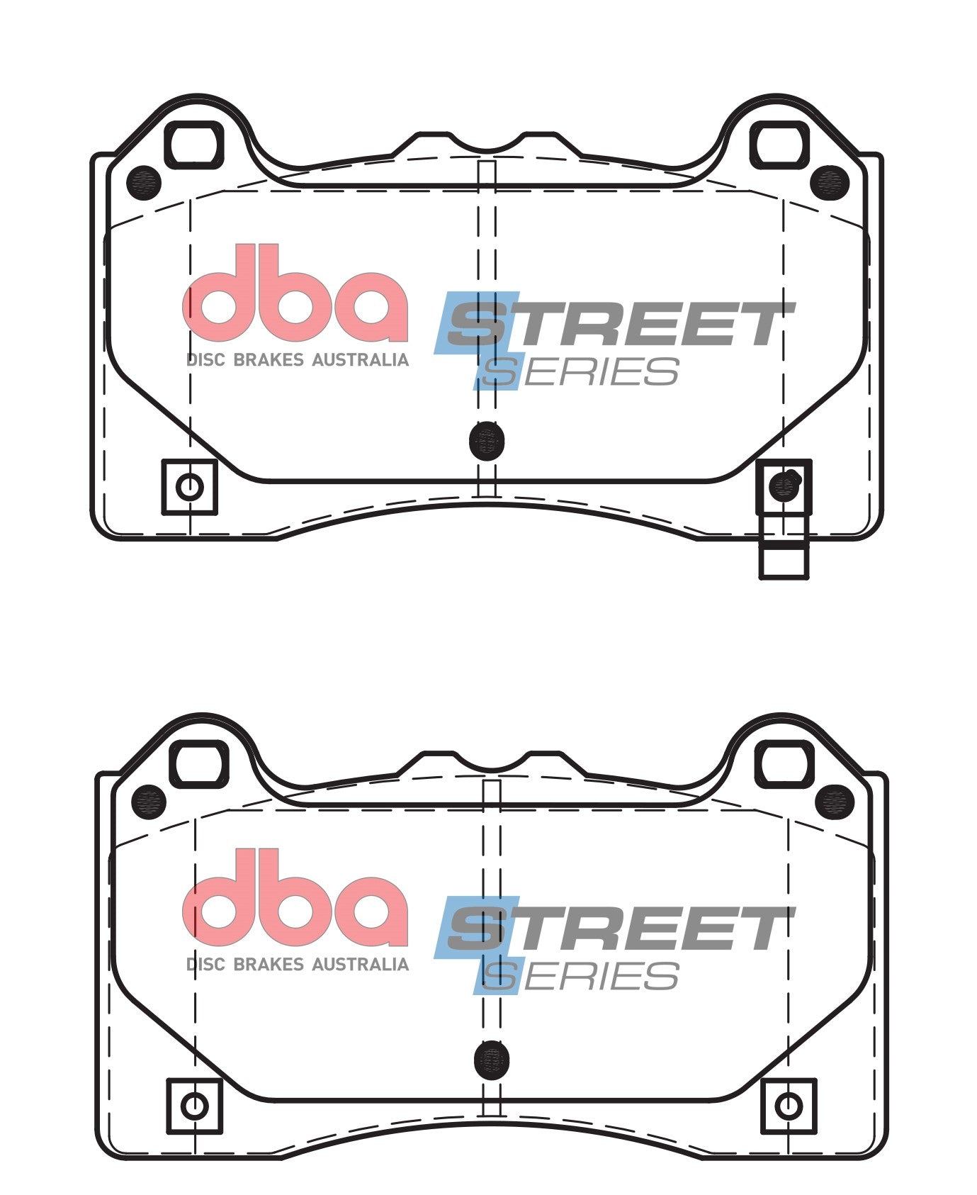 DB15025SS - DBA Street Series Brake Pads; Front