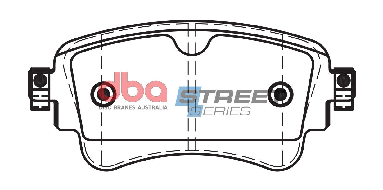 DB15032SS - DBA Street Series Brake Pads; Rear