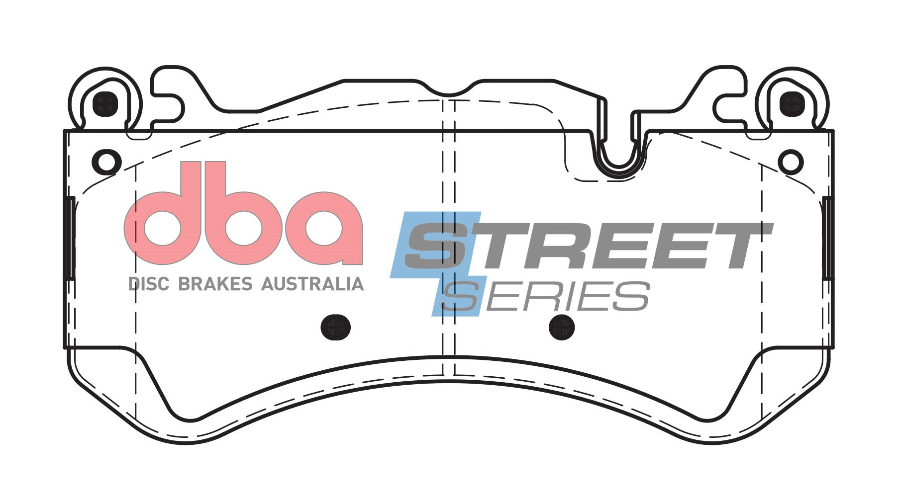 DB15033SS - DBA Street Series Brake Pads; Front