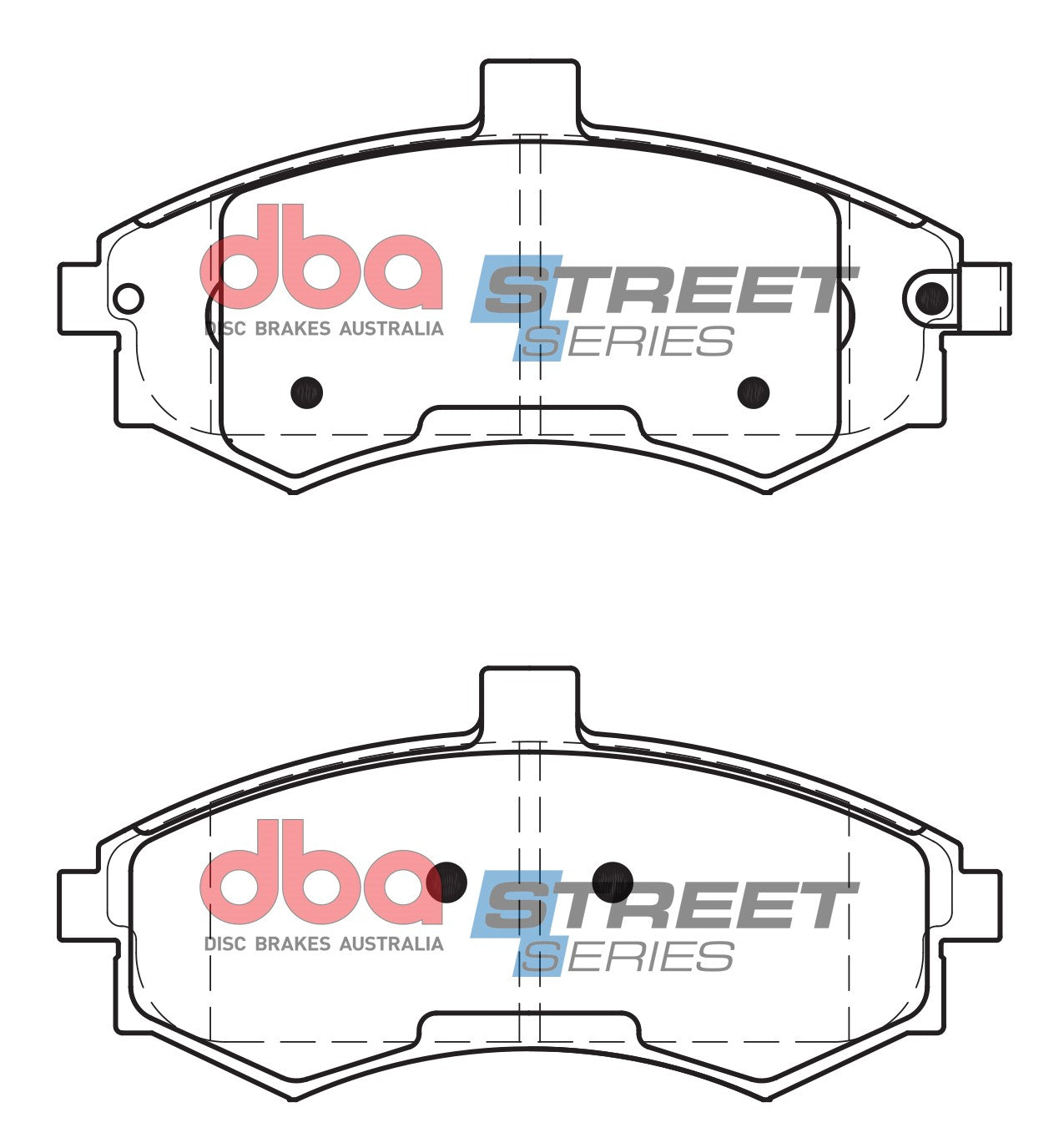 DB1503SS - DBA Street Series Brake Pads; Front