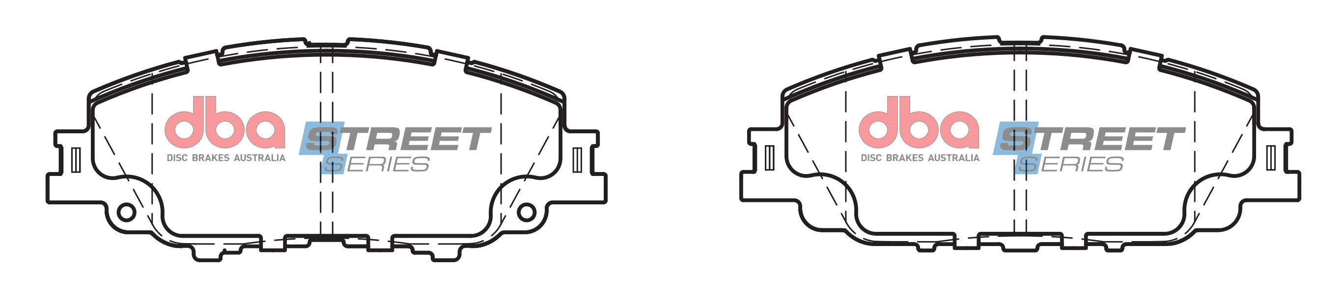 DB15043SS - DBA Street Series Brake Pads; Front