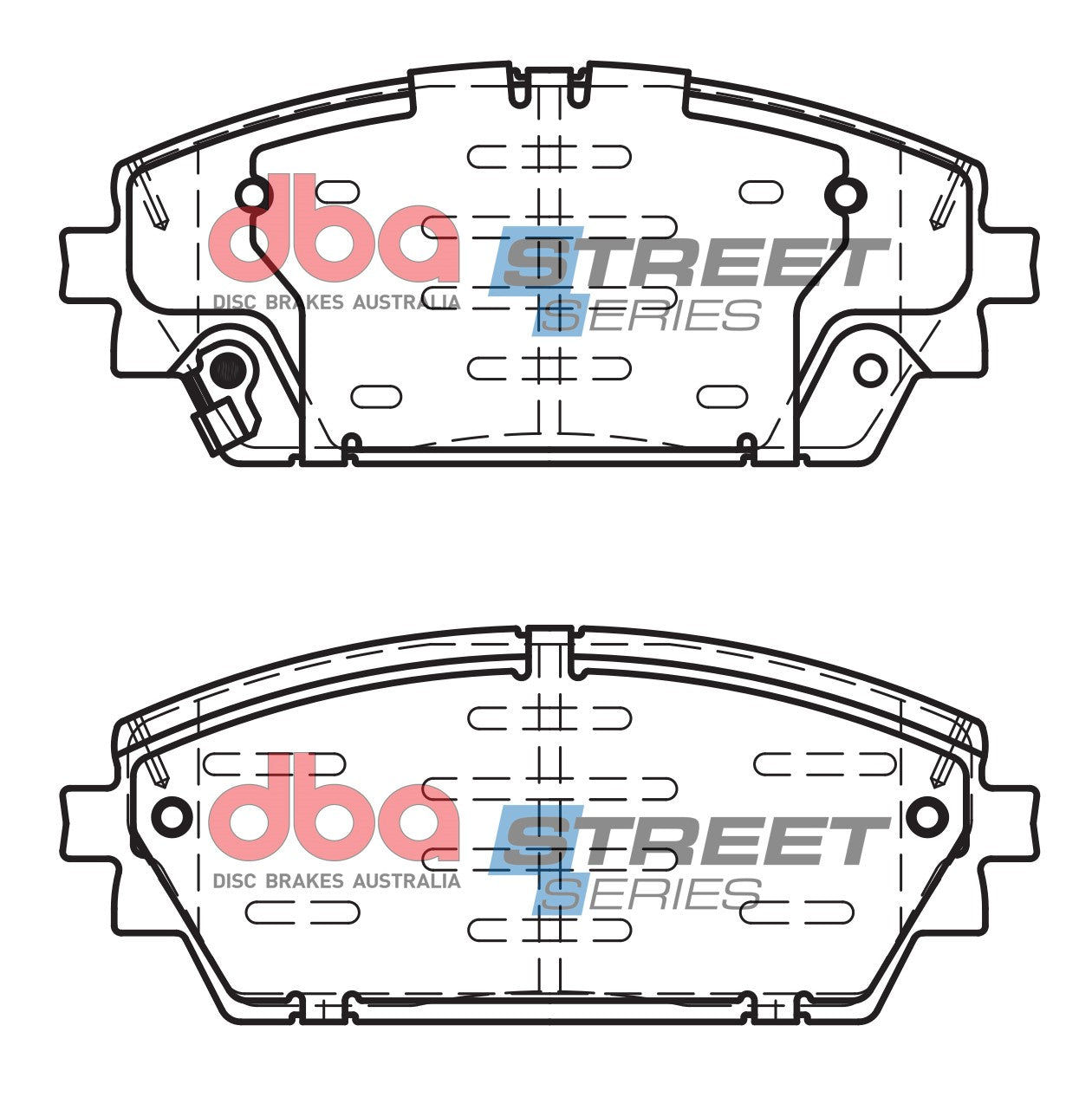 DB15046SS - DBA Street Series Brake Pads; Front