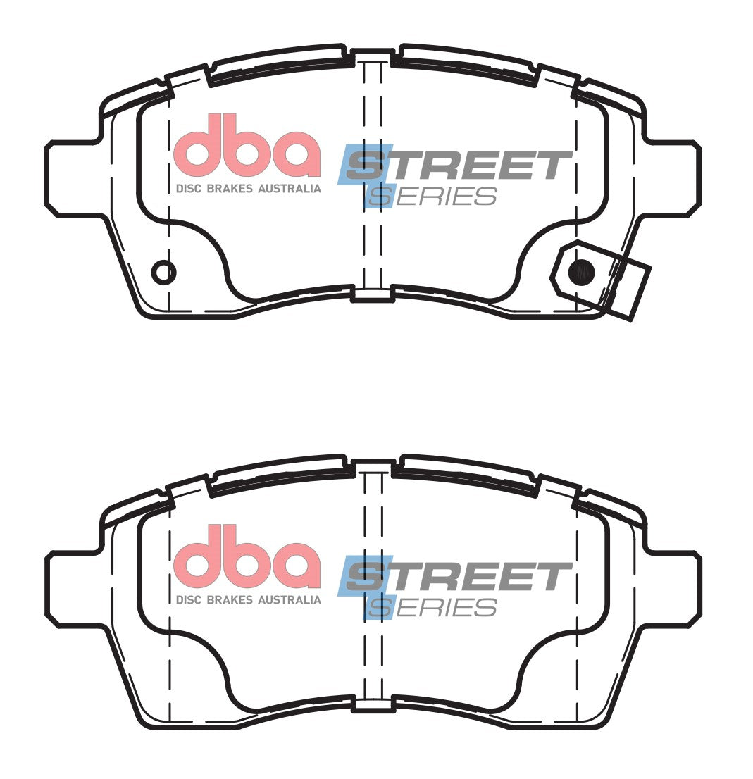 DB15050SS - DBA Street Series Brake Pads; Front