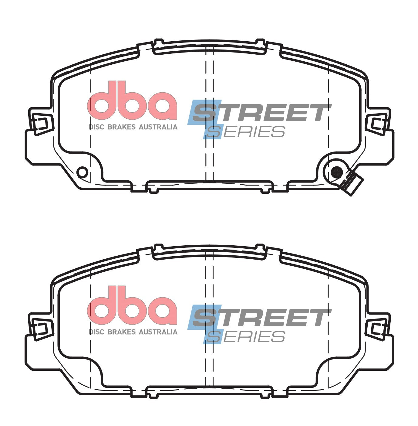 DB15053SS - DBA Street Series Brake Pads; Front