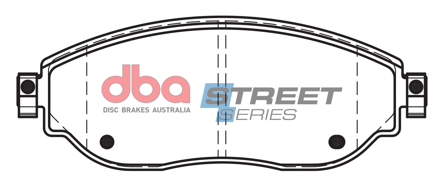 DB15055SS - DBA Street Series Brake Pads; Front