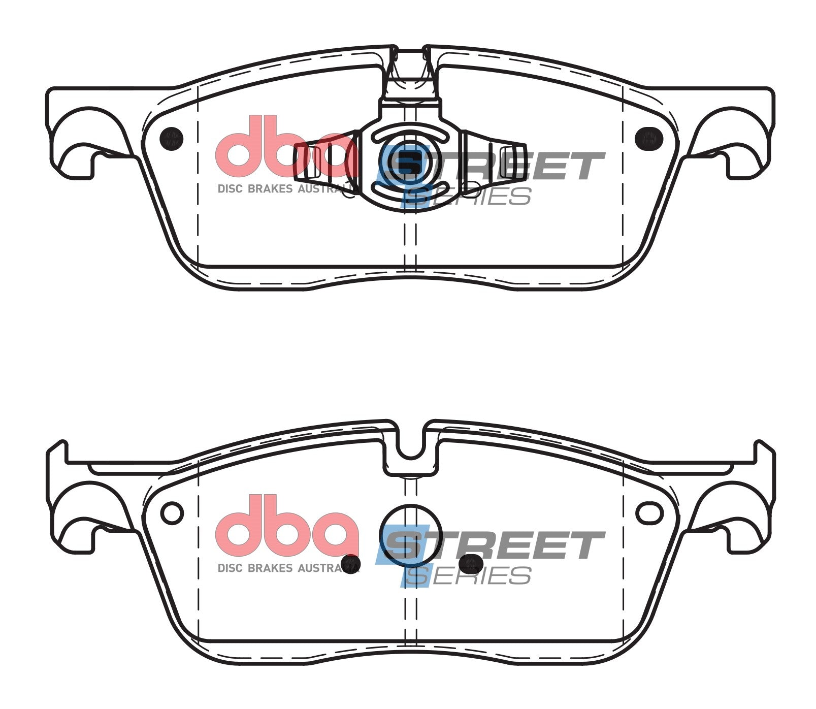 DB15058SS - DBA Street Series Brake Pads; Front