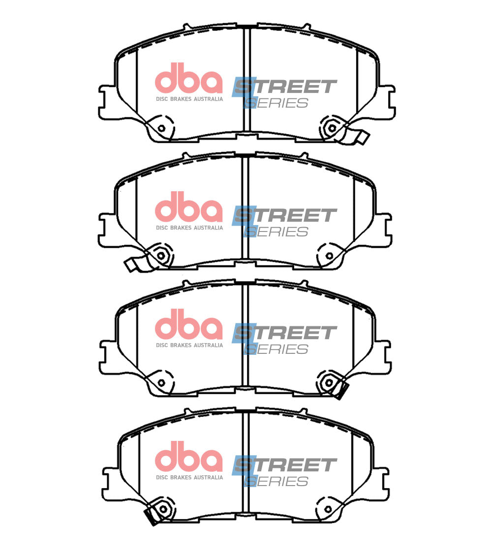 DB15074SS - DBA Street Series Brake Pads; Front