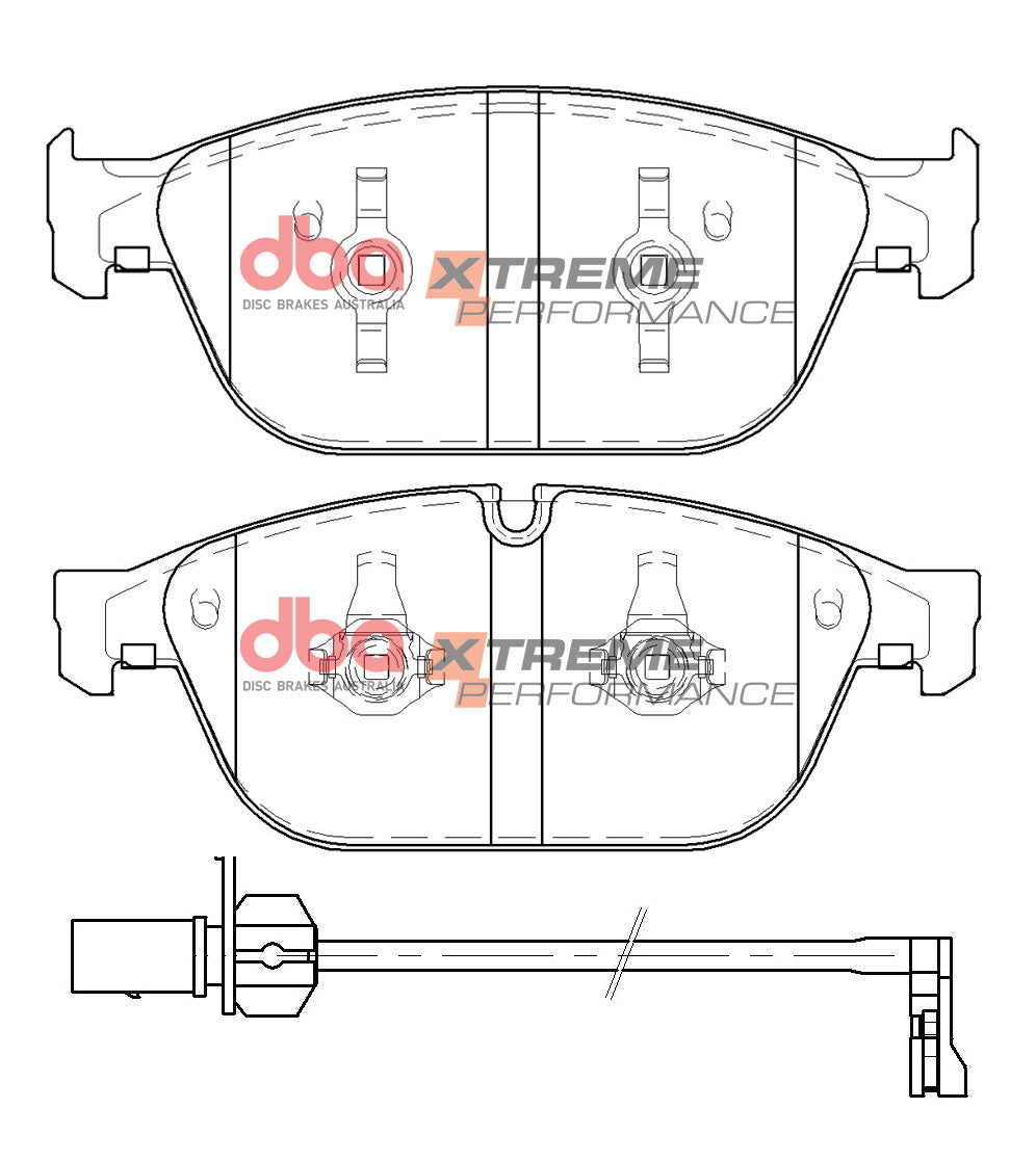 DB15099XP - DBA Xtreme Performance Brake Pads; Front