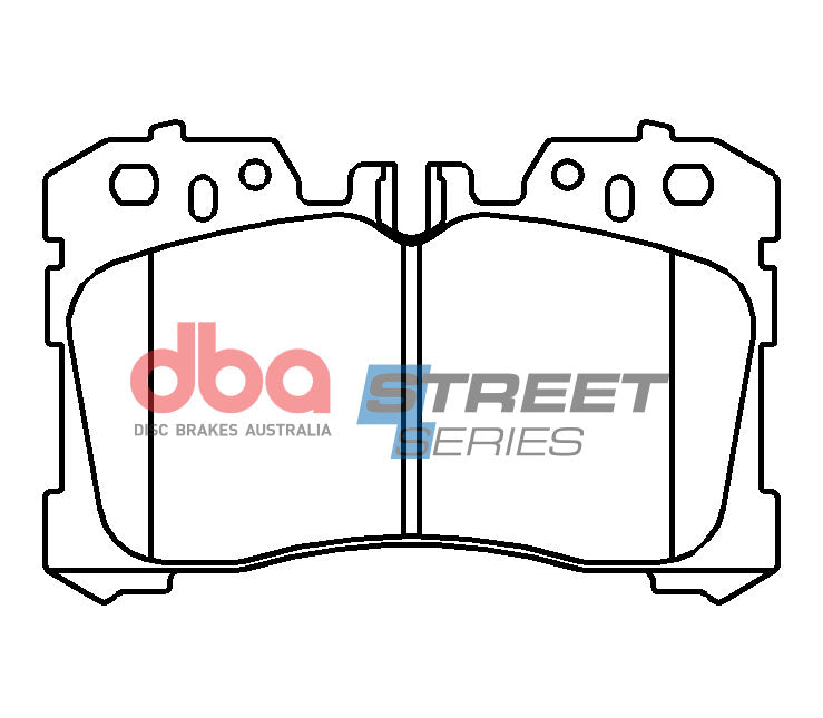 DB15104SS - DBA Street Series Brake Pads; Front