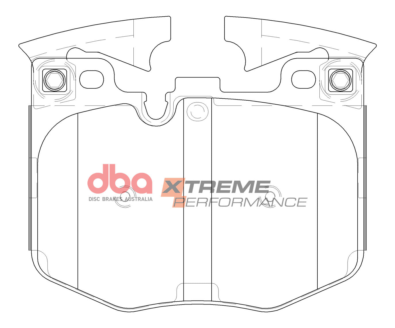 DBA DB15107XP Xtreme Performance front brake pads for Brembo calipers