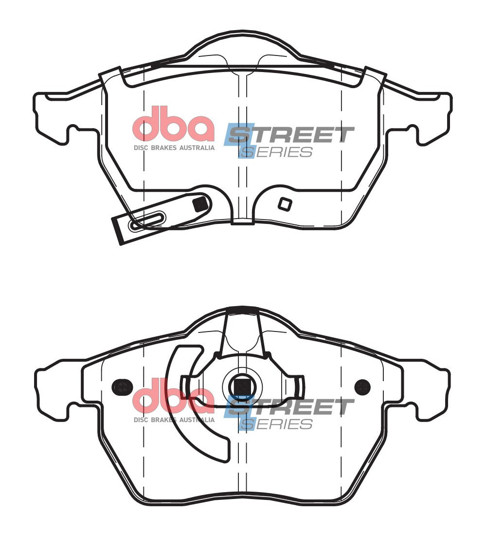 DB1510SS - DBA Street Series Brake Pads; Front
