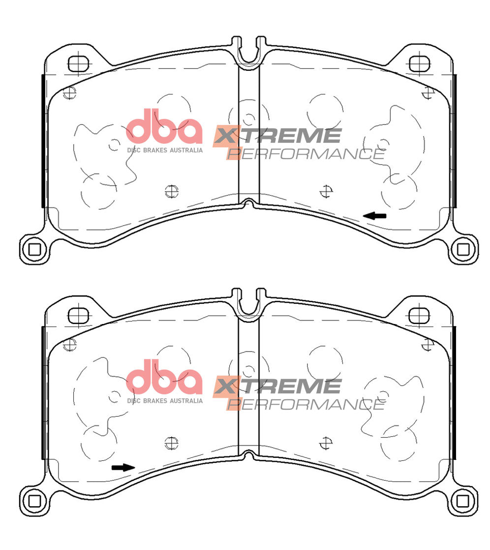 DB15118XP - DBA Xtreme Performance Brake Pads; Front