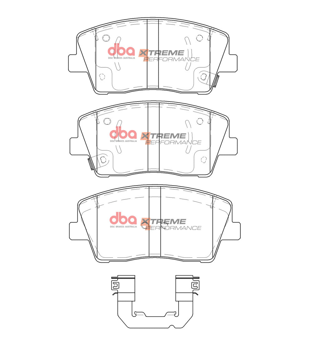 DB15133XP - DBA Xtreme Performance Brake Pads; Front