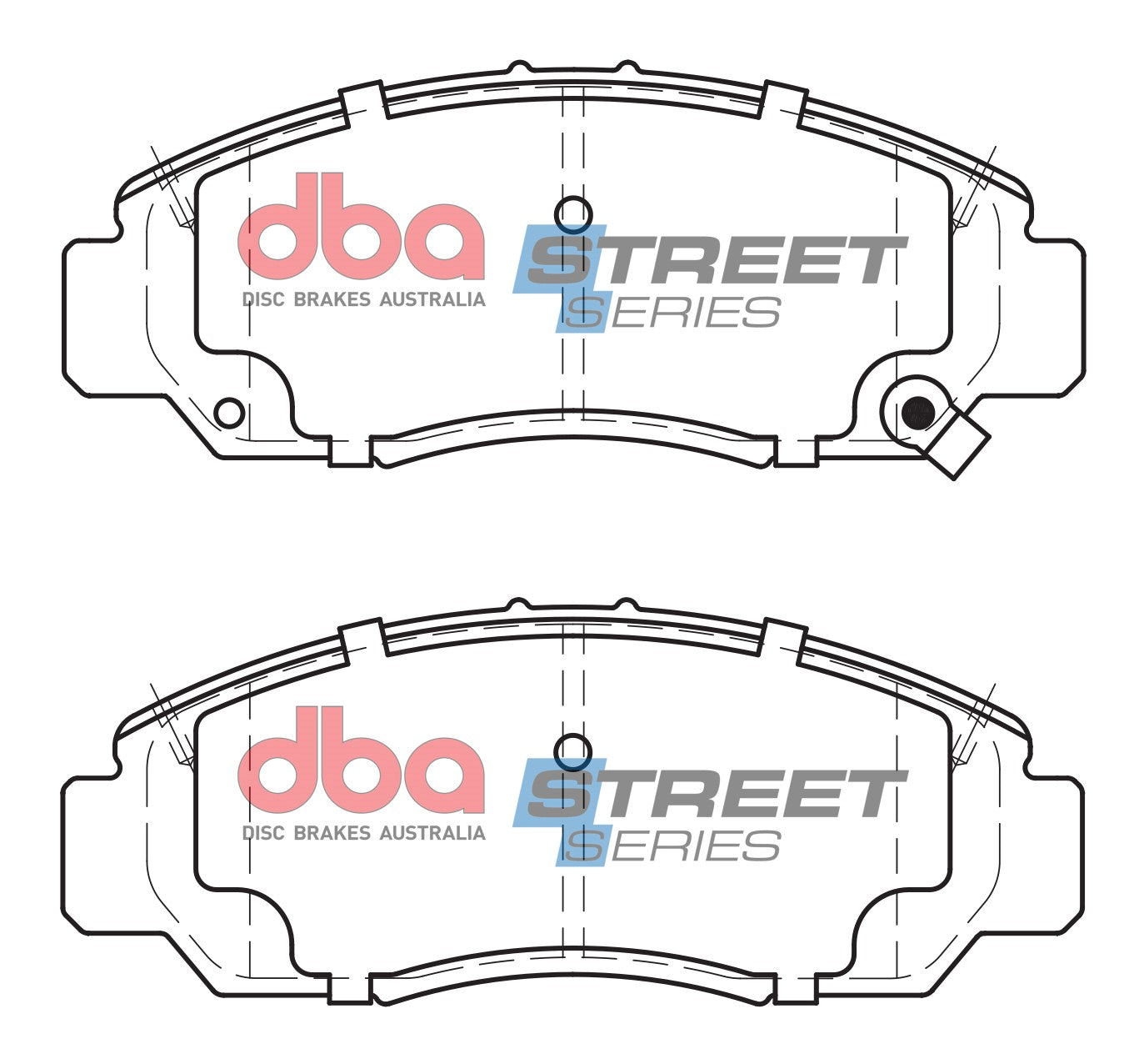 DB1515SS - DBA Street Series Brake Pads; Front