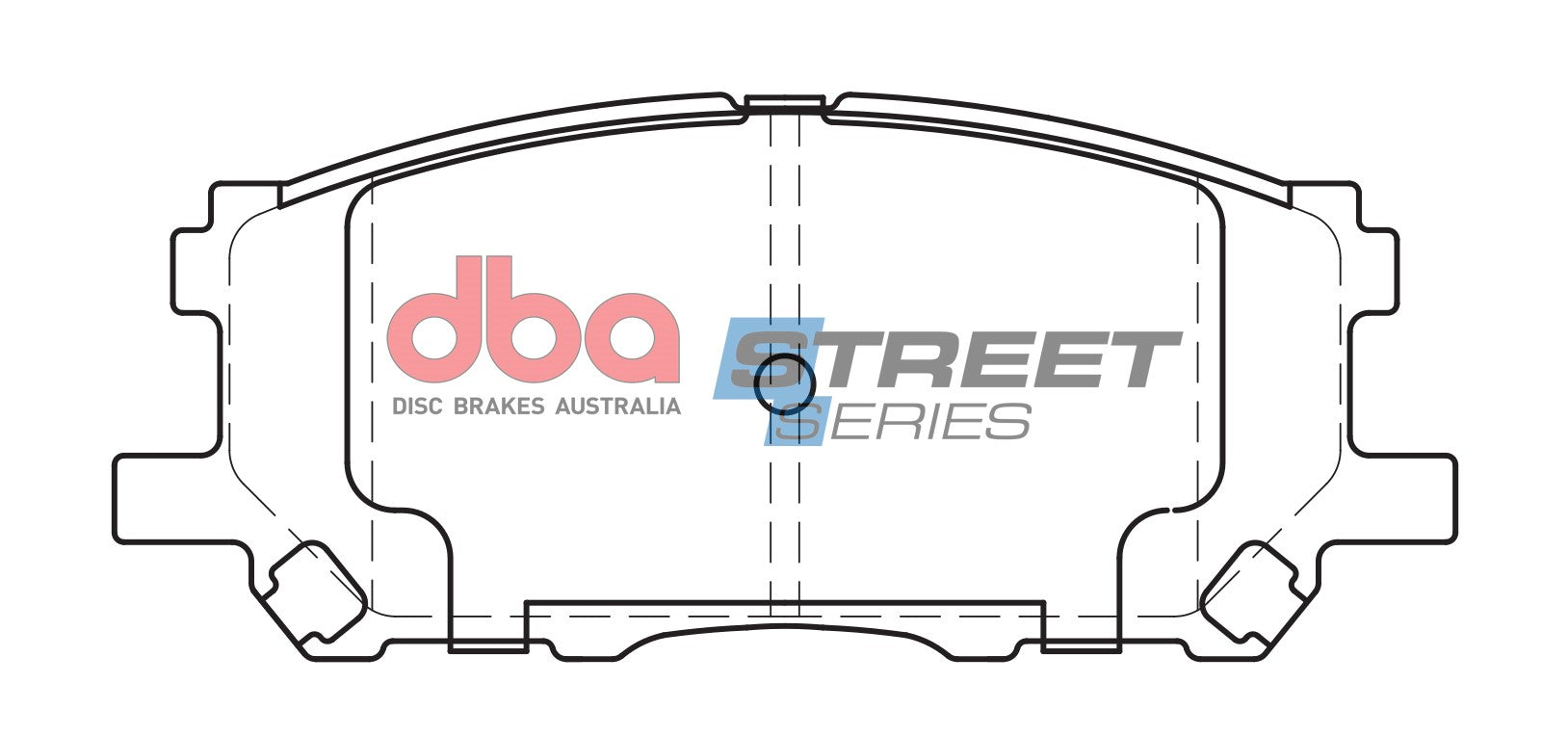 DB1517SS - DBA Street Series Brake Pads; Front