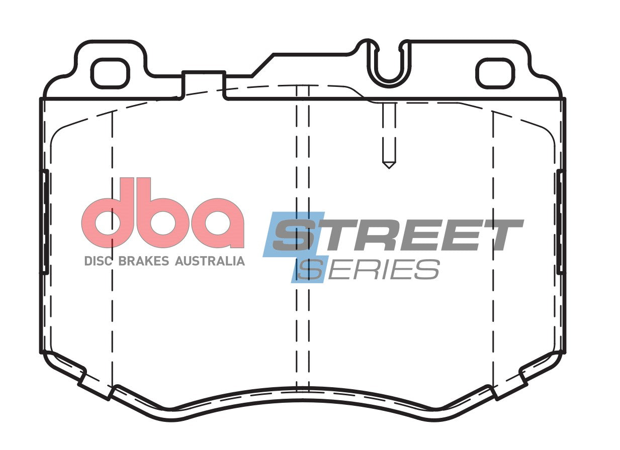 DB15182SS - DBA Street Series Brake Pads; Front