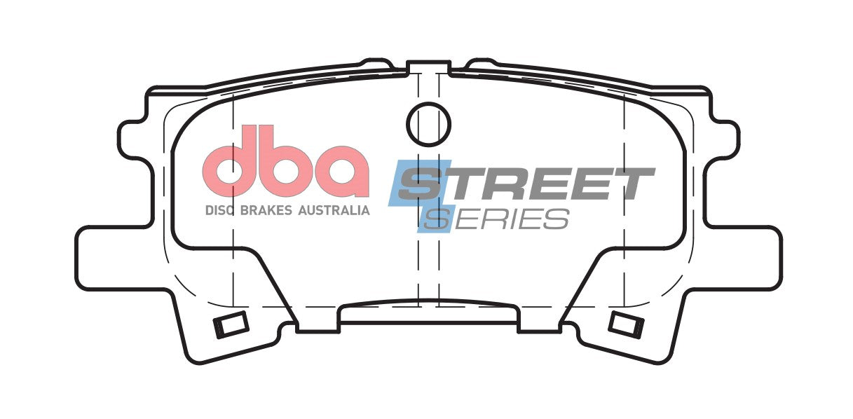 DB1518SS - DBA Street Series Brake Pads; Rear