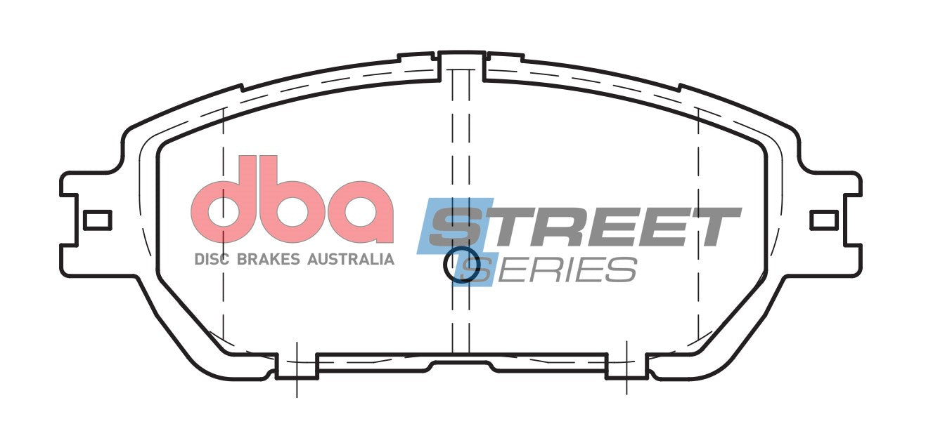 DB1519SS - DBA Street Series Brake Pads; Front