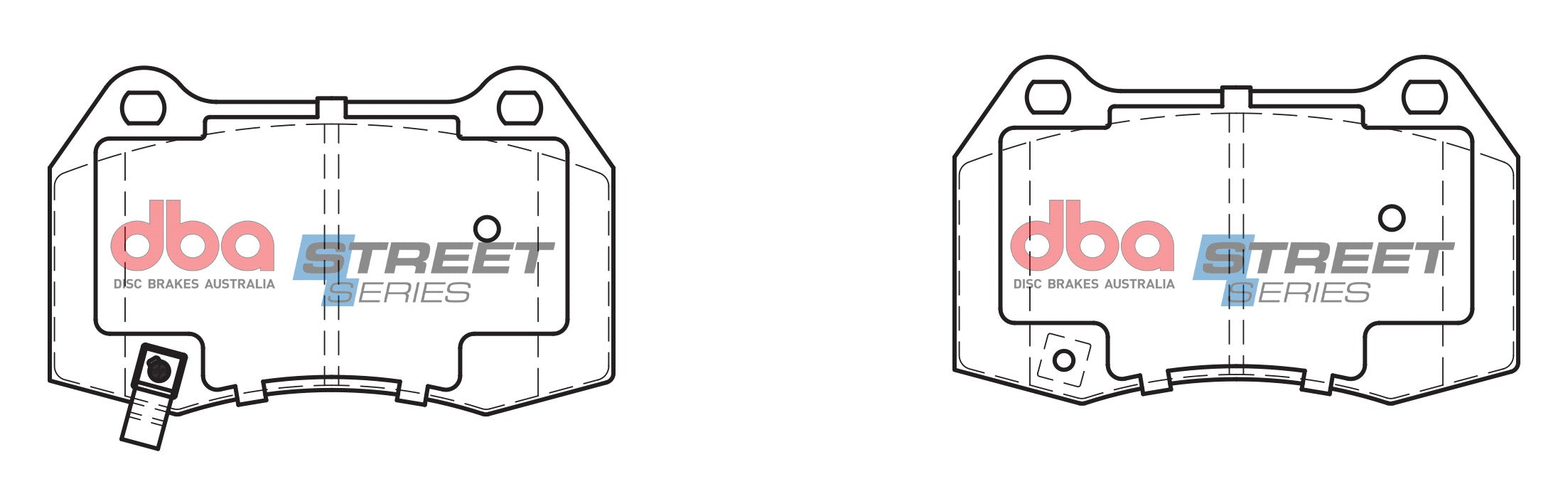 DB1520SS - DBA Street Series Brake Pads; Front