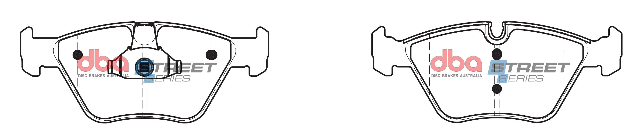 DB1522SS - DBA Street Series Brake Pads; Front