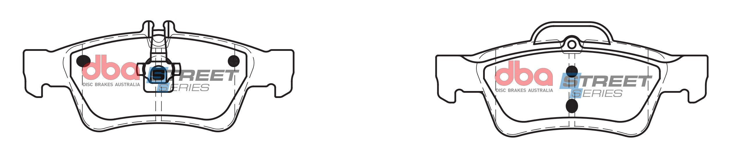 DB1657SS - DBA Street Series Brake Pads; Rear