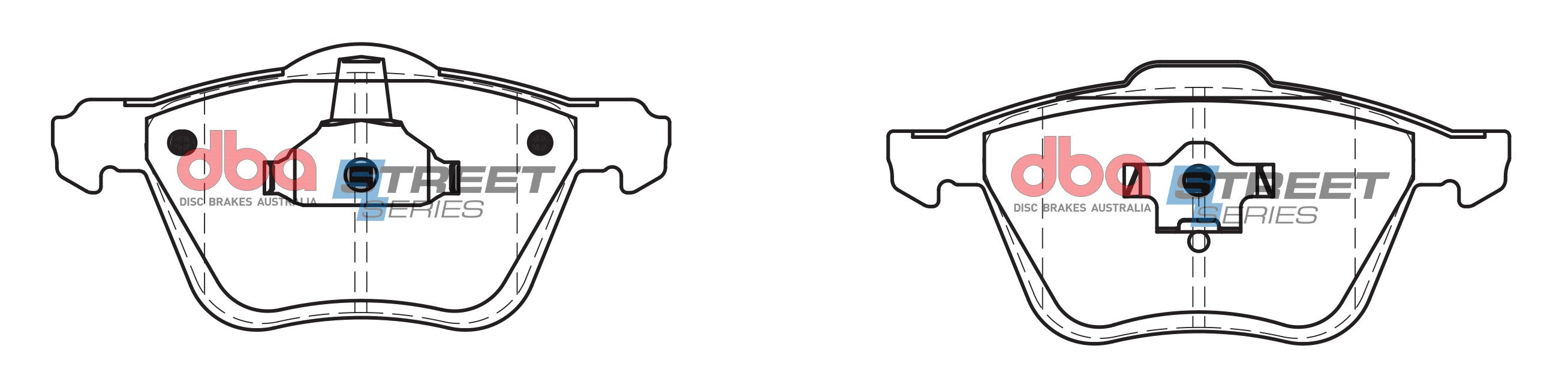 DB1658SS - DBA Street Series Brake Pads; Front