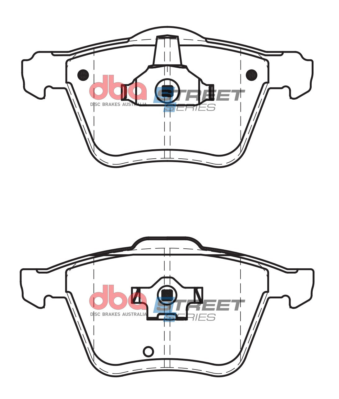DB1661SS - DBA Street Series Brake Pads; Front