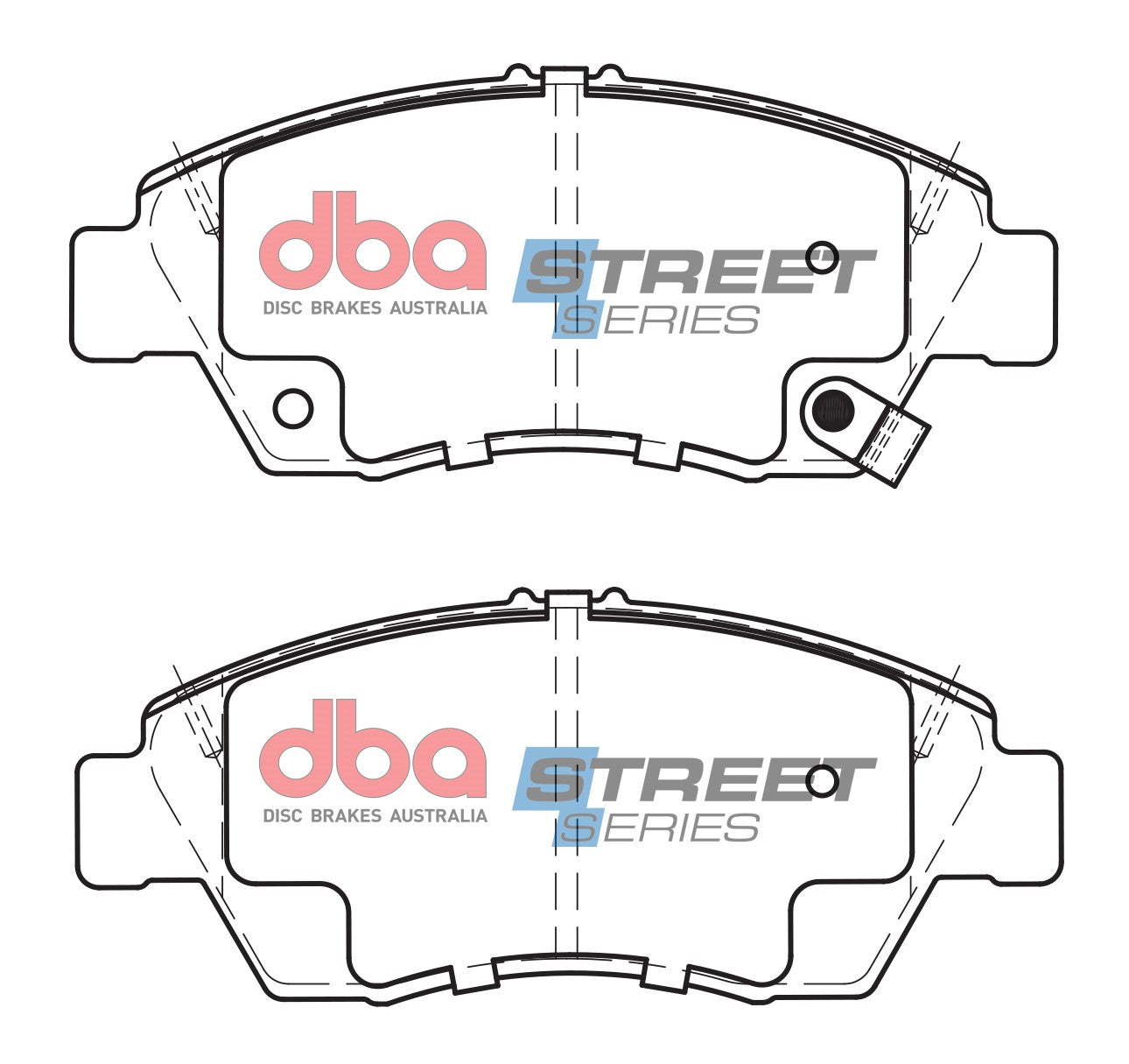 DB1662SS - DBA Street Series Brake Pads; Front