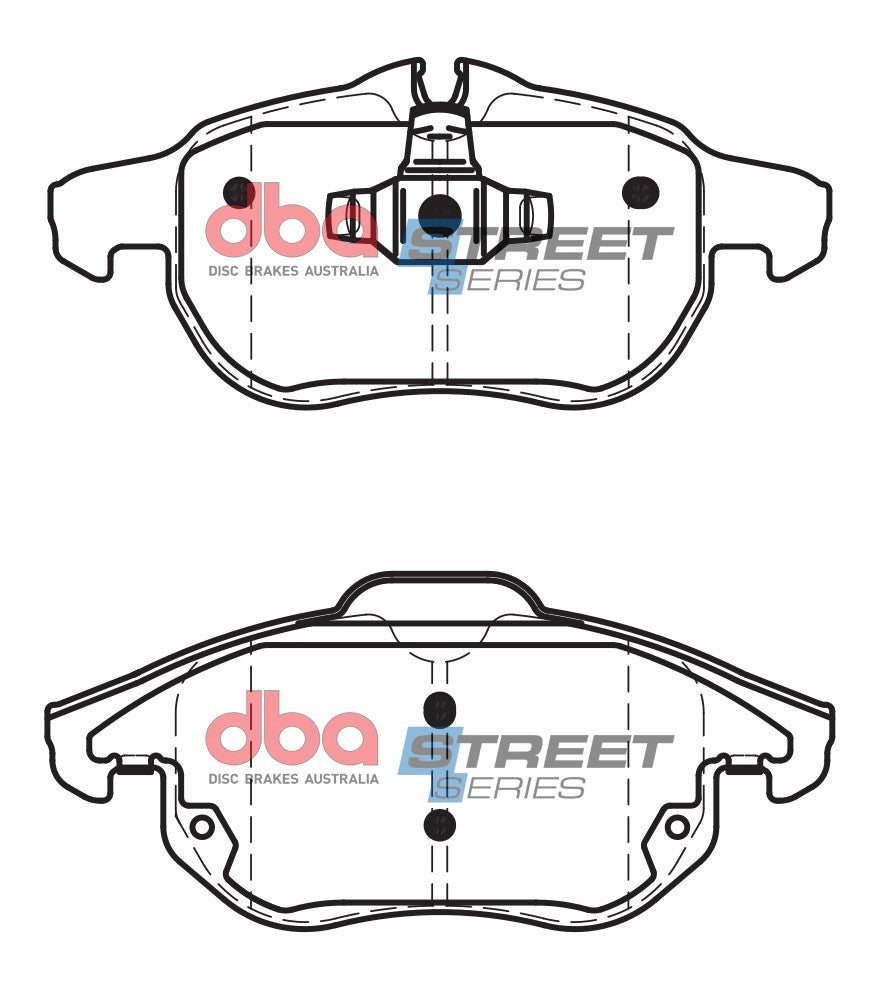 DB1664SS - DBA Street Series Brake Pads; Front