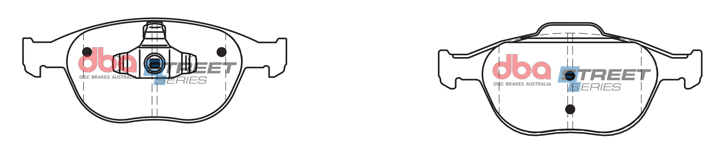 DB1666SS - DBA Street Series Brake Pads; Front