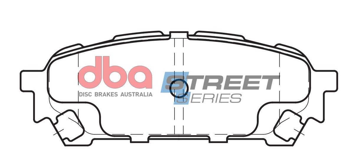 DB1672SS - DBA Street Series Brake Pads; Rear