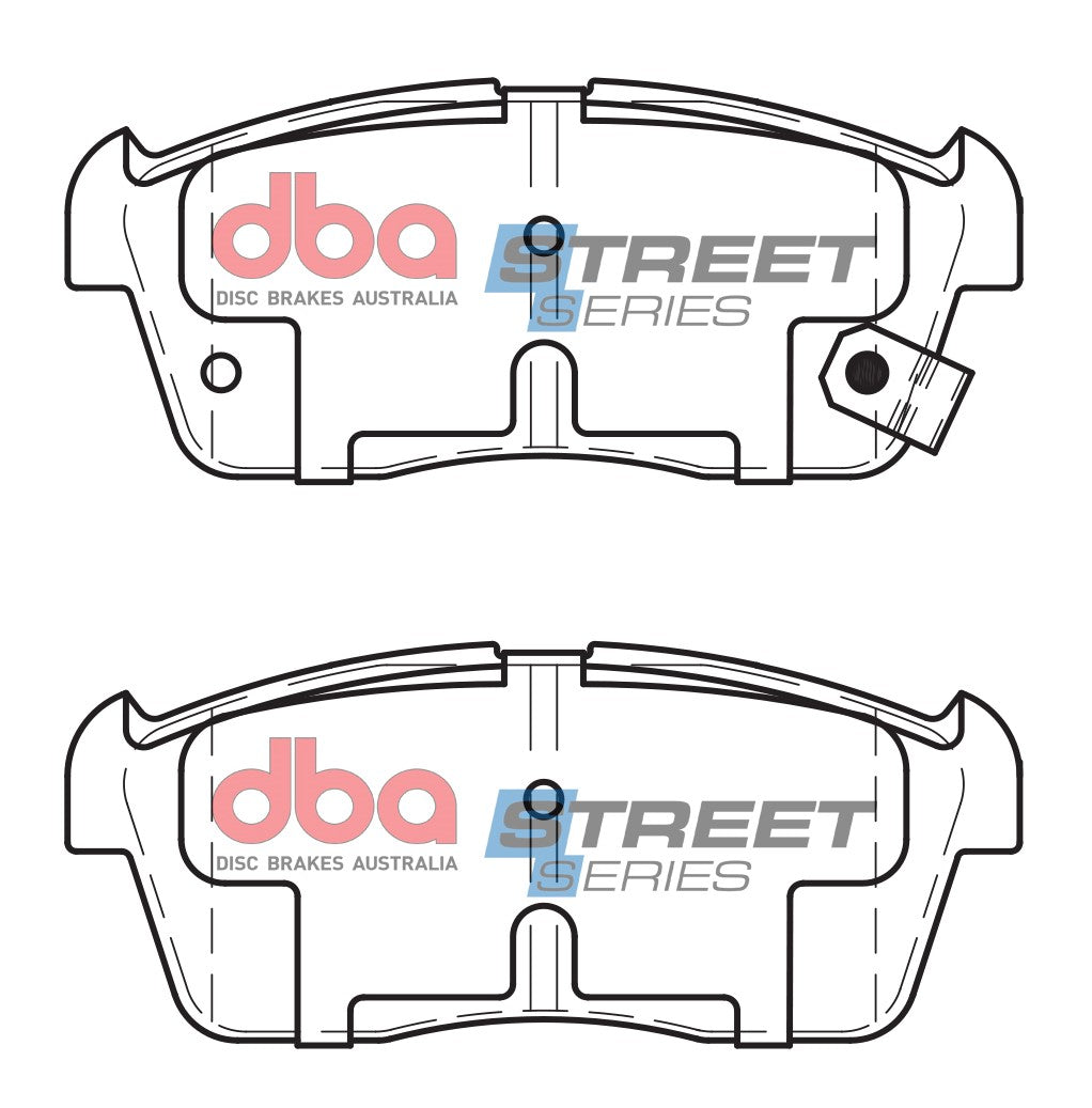 DB1674SS - DBA Street Series Brake Pads; Front