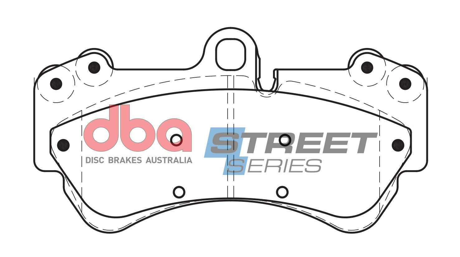DB1676SS - DBA Street Series Brake Pads; Front