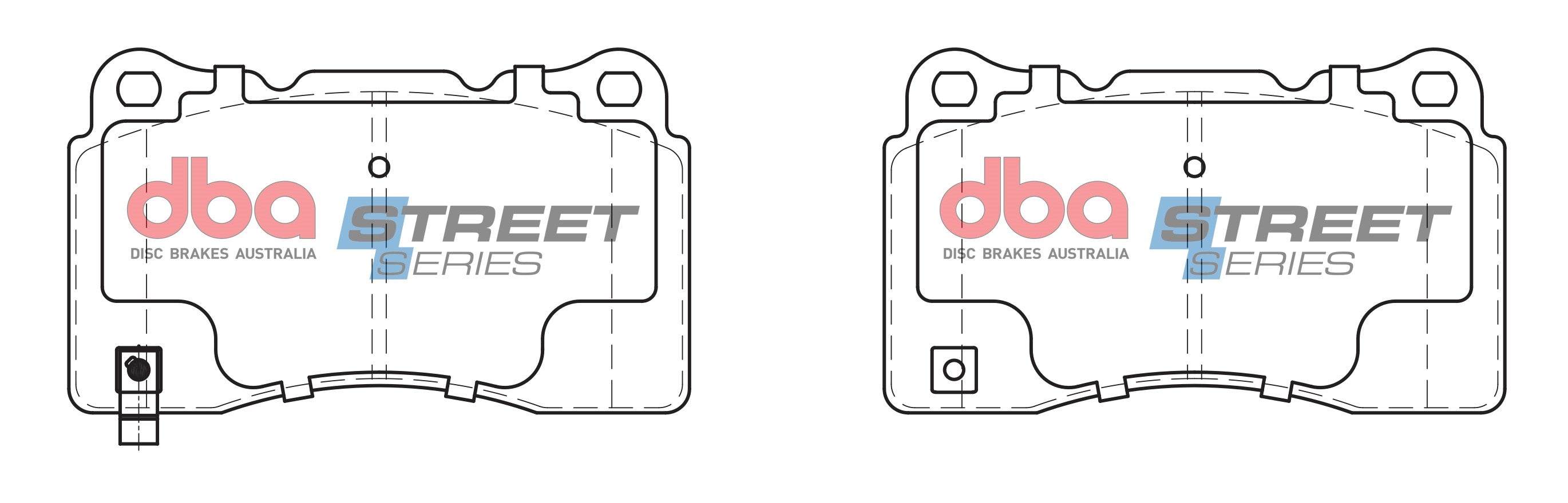 DB1678SS - DBA Street Series Brake Pads; Front