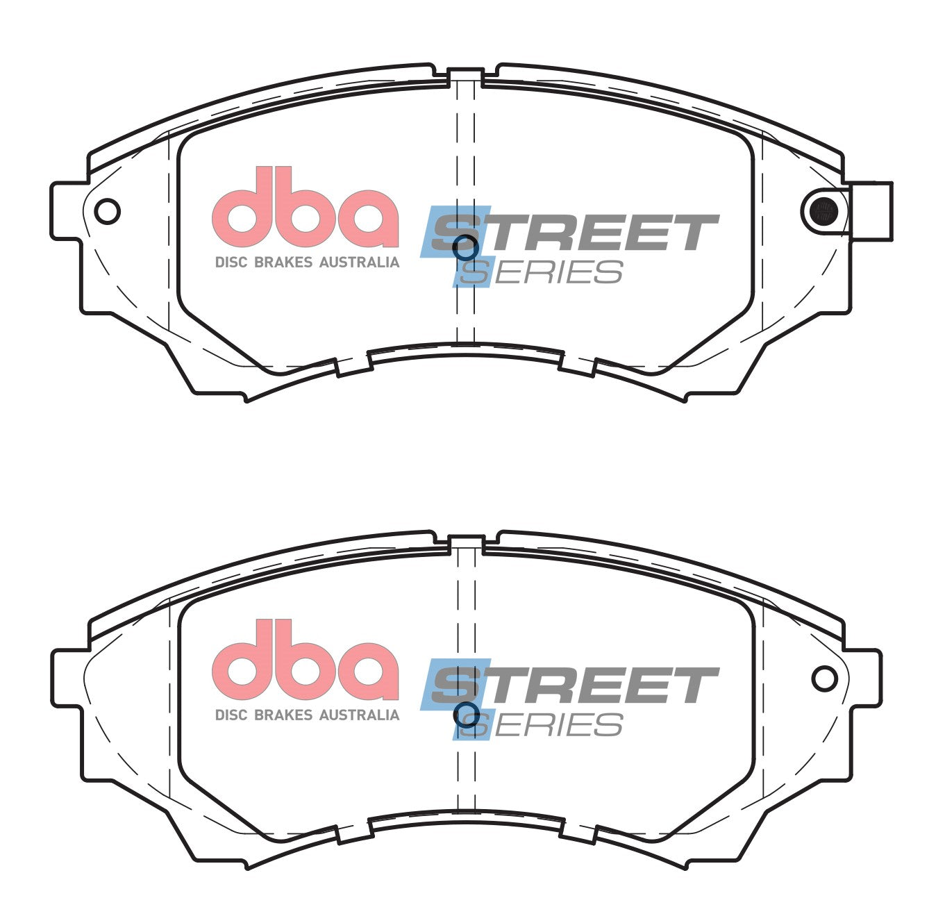 DB1681SS - DBA Street Series Brake Pads; Front