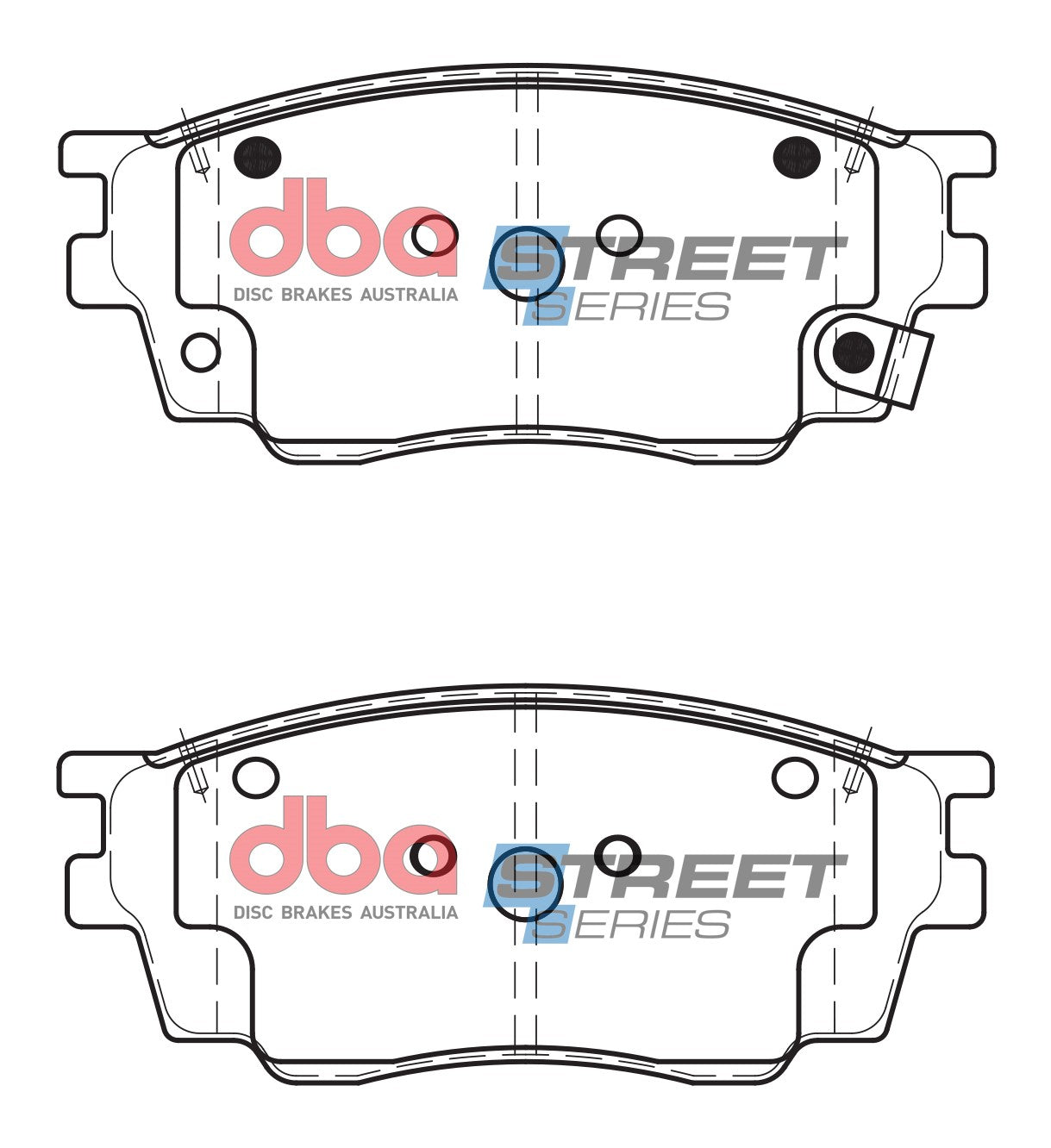 DB1682SS - DBA Street Series Brake Pads; Front
