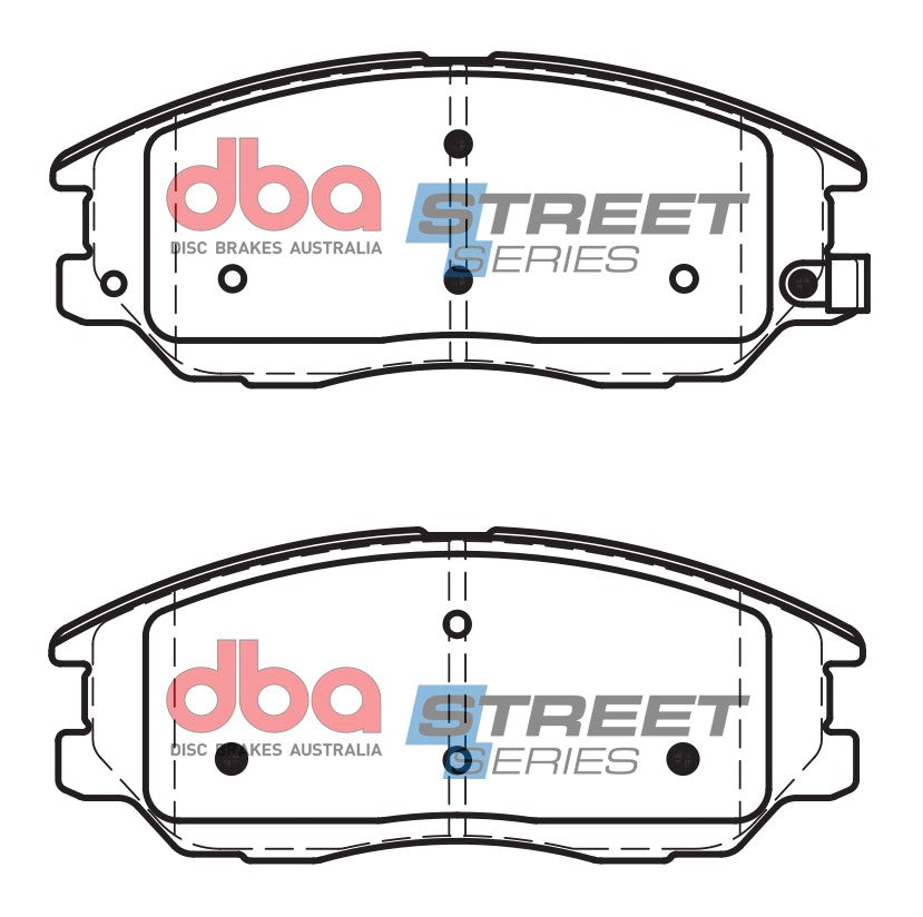 DB1684SS - DBA Street Series Brake Pads; Front