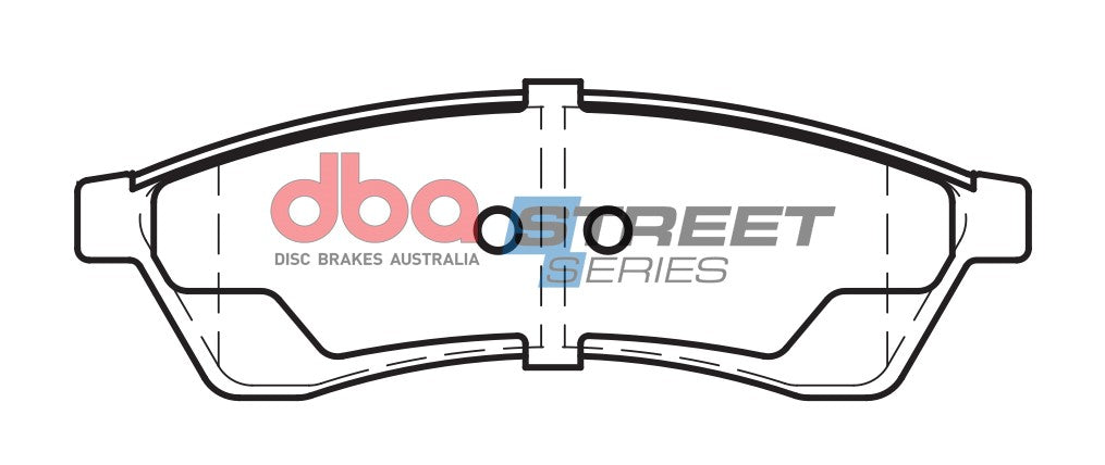 DB1689SS - DBA Street Series Brake Pads; Rear