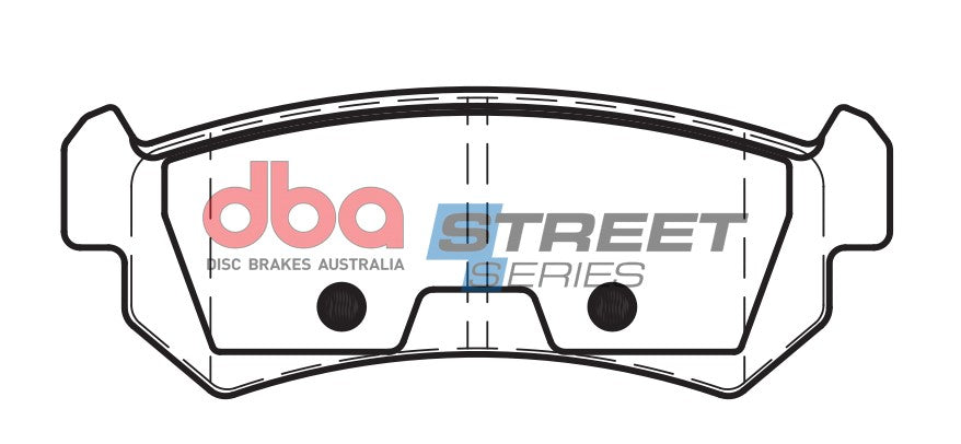 DB1690SS - DBA Street Series Brake Pads; Rear