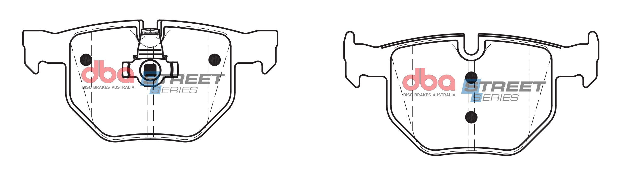 DB1694SS - DBA Street Series Brake Pads; Rear
