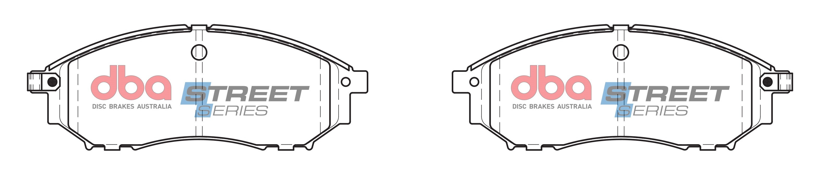 DB1696SS - DBA Street Series Brake Pads; Front