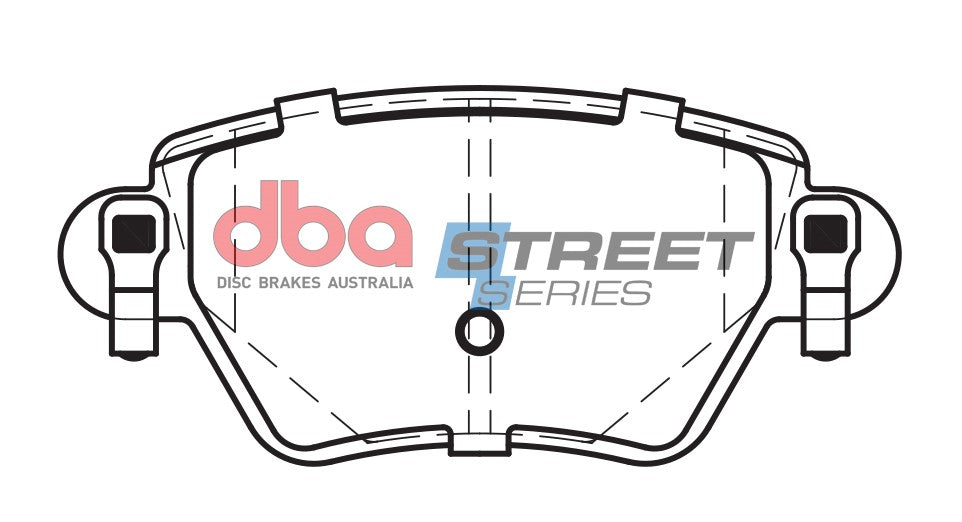 DB1697SS - DBA Street Series Brake Pads; Rear