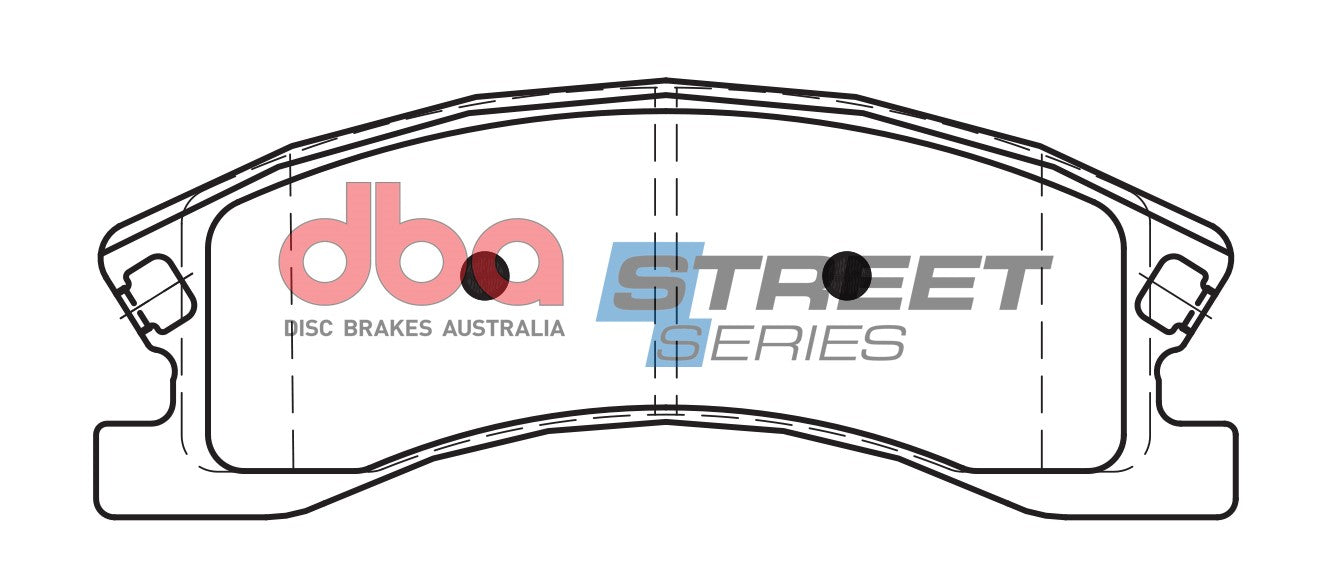 DB1716SS - DBA Street Series Brake Pads; Front