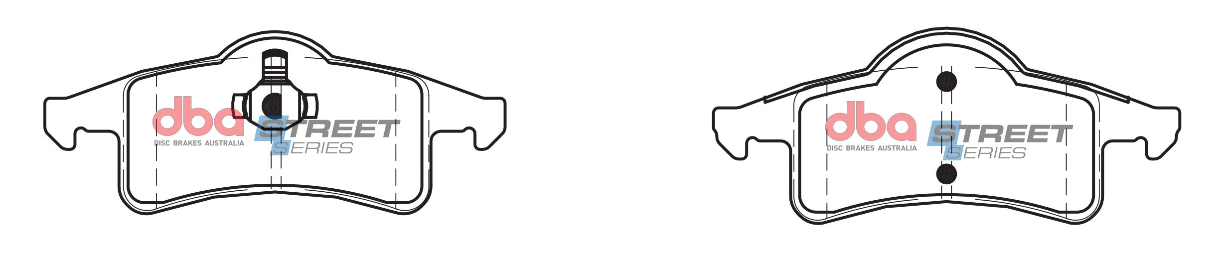 DB1717SS - DBA Street Series Brake Pads; Rear