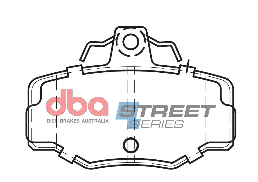DB1718SS - DBA Street Series Brake Pads; Rear